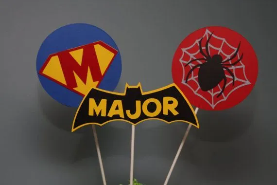 CENTROS DE MESA DE LOS SUPER HEROES Superman Spiderman Batman ... CENTROS DE MESA DE LOS SUPER HEROES Superman Spiderman Batman ...