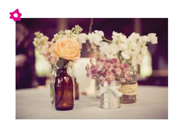 Centros de mesa vintage | Vintage baby shower | Pinterest