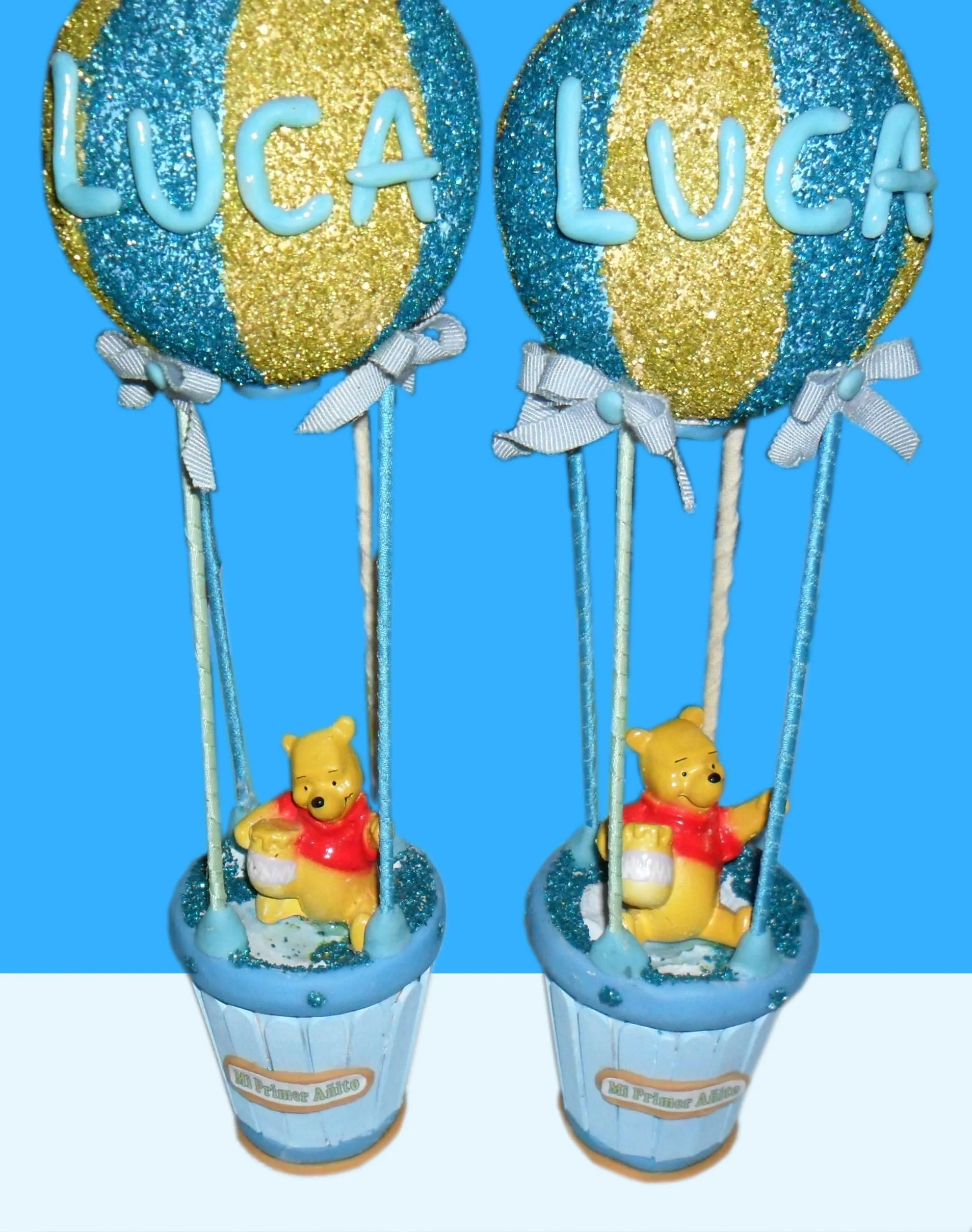 centros de mesa de winny pooh. globo aeroestatico. by sab ... centros de mesa de winny pooh. globo aeroestatico. by sab ...