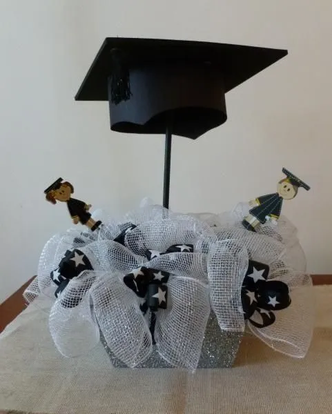 Como hacer arreglos de mesa para graduación. - Imagui