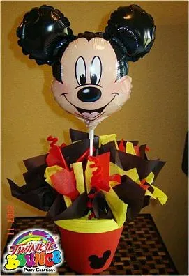 Centros de mesas de Mickey Mouse - Imagui