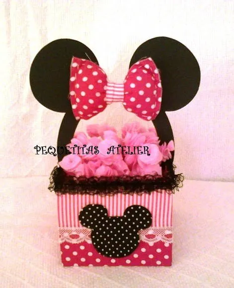 Arreglo de mesa de Minnie Mouse - Imagui