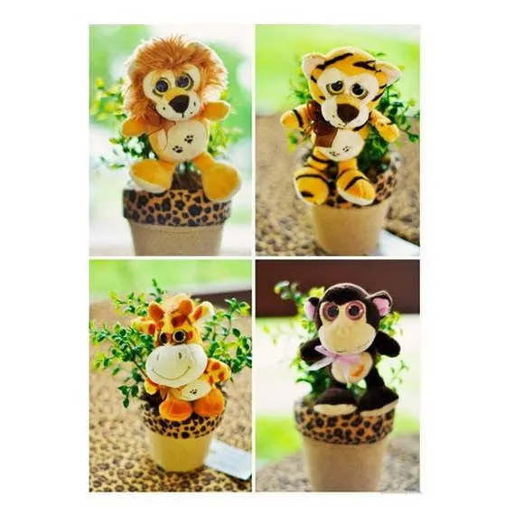 Centros de mesas infantil safari - Imagui