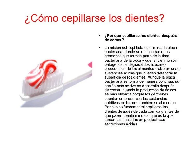 Como cepillarse los dientes