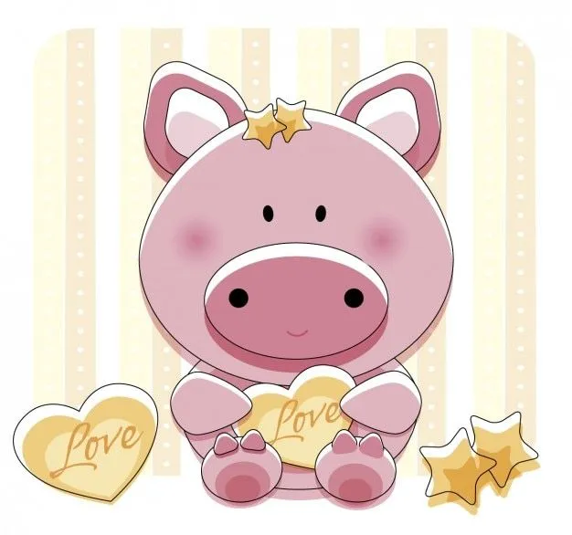 Cerdito Amor | Fotos y Vectores gratis