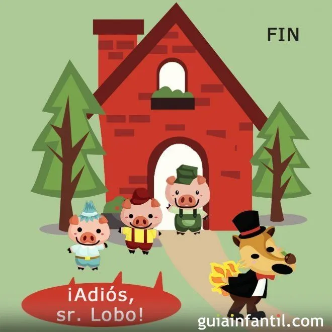 Los tres cerditos. Final del cuento infantil - Los Tres Cerditos ... Los tres cerditos. Final del cuento infantil - Los Tres Cerditos ...