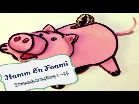 Como hacer cerditos de fomi - Imagui