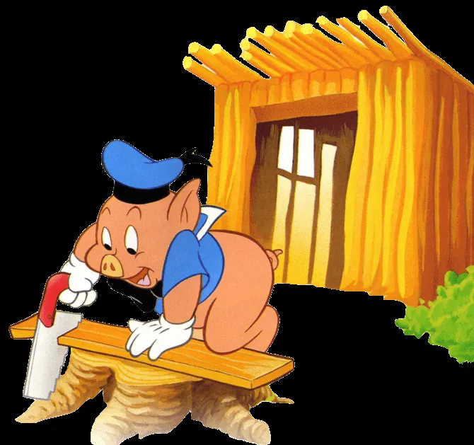 Los tres cerditos y el lobo - www.juguetesdesiempre.com Los tres cerditos y el lobo - www.juguetesdesiempre.com