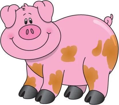 CERDO dibujo a color - Imagui