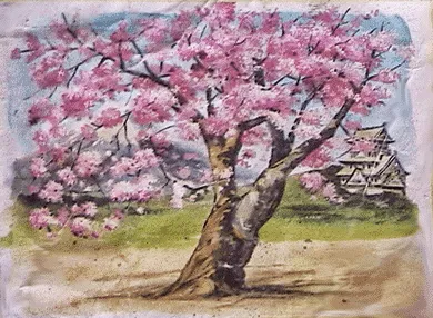 cerezo dibujo flores de papel arboles secos decorados arbol de cerezo ... cerezo dibujo flores de papel arboles secos decorados arbol de cerezo ...