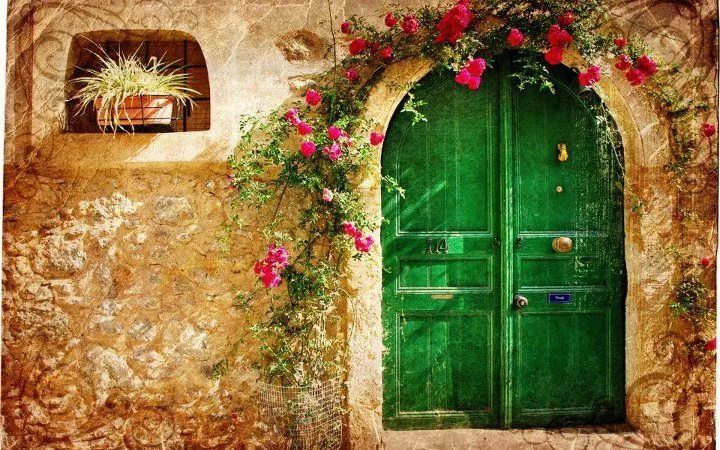 Dibujo de una puerta cerrada - Imagui