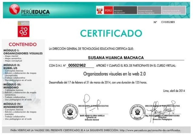 Certificado(