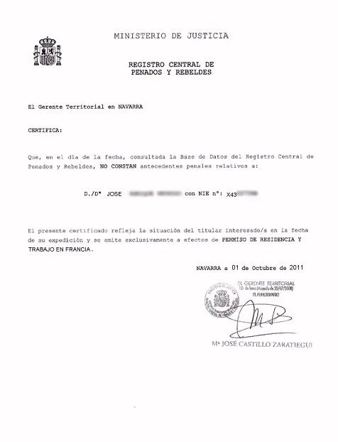Certificado de Antecedentes Penales: Traducción Jurada | Traductor ... Certificado de Antecedentes Penales: Traducción Jurada | Traductor ...