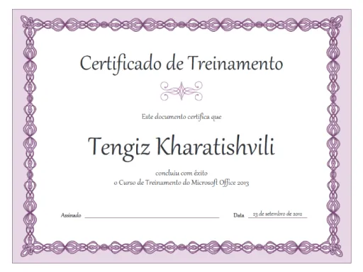 Certificados - Office.com