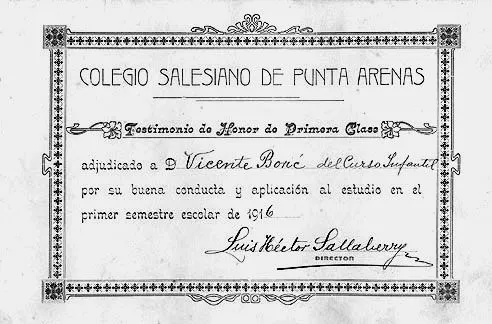 certificado de honor