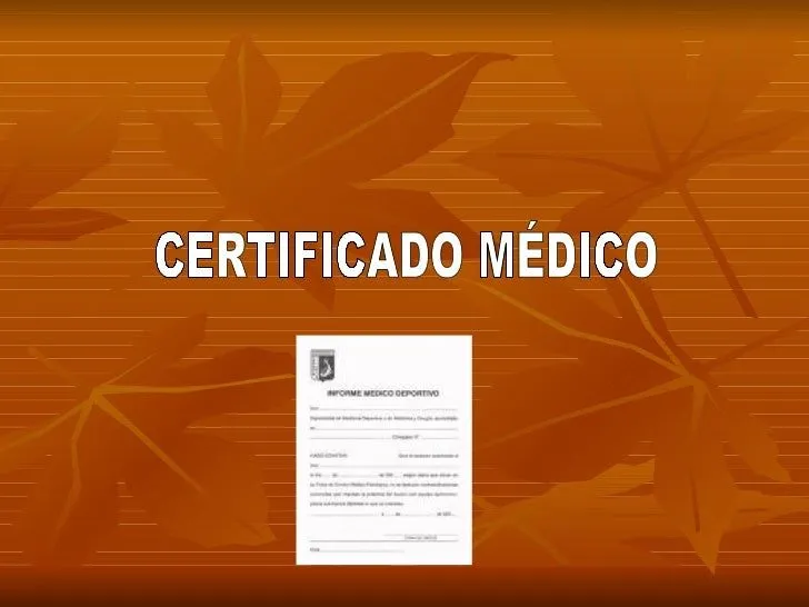 Certificado MéDico