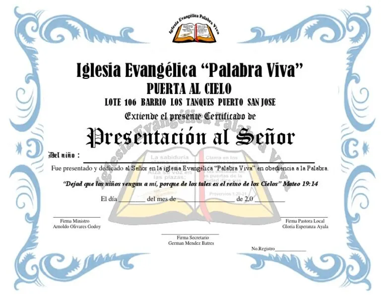 Certificado de Presentacion Dedicacion | PDF Certificado de Presentacion Dedicacion | PDF