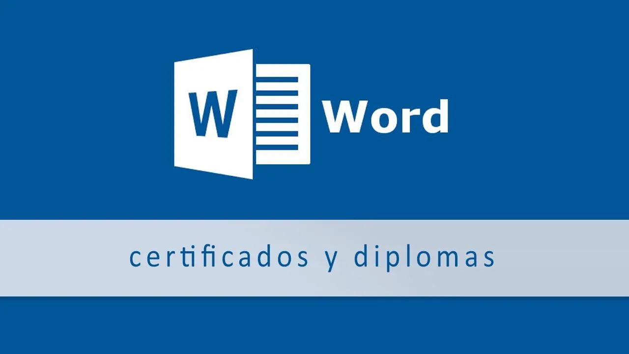 Certificados y diplomas automáticos en Word para PROFESORES y ALUMNOS  #EducaTutos - YouTube