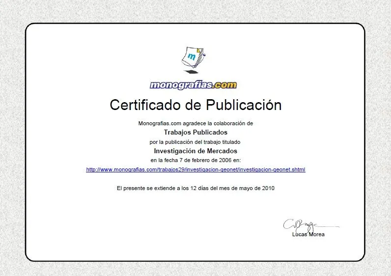 Certificados de Publicación Online! - Nueva funcionalidad en los ...