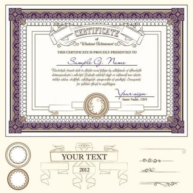 Certificate template vector | ESL | Pinterest | Plantillas de ... Certificate template vector | ESL | Pinterest | Plantillas de ...