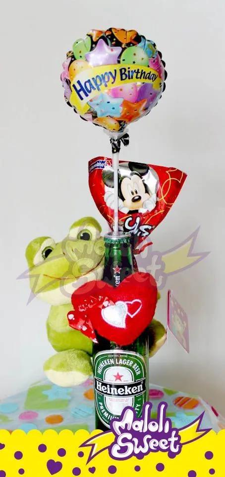 Cerveza con peluches decorada, perfecta para regalar. Info. https ... Cerveza con peluches decorada, perfecta para regalar. Info. https ...