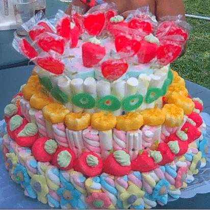 Pastel de golosinas - Imagui