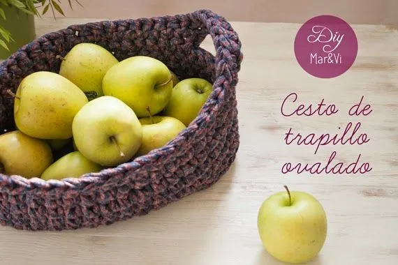 cesta de trapillo | Aprender manualidades es facilisimo.com cesta de trapillo | Aprender manualidades es facilisimo.com