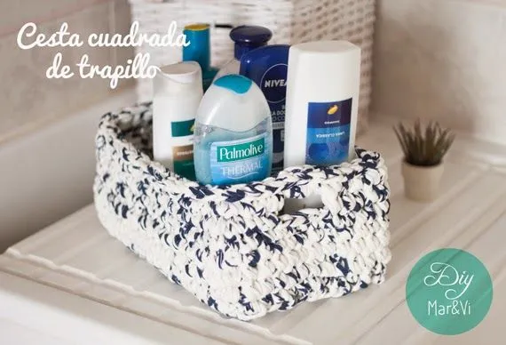 cesta de trapillo | Aprender manualidades es facilisimo.com cesta de trapillo | Aprender manualidades es facilisimo.com