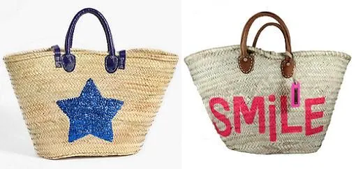 Cestas y bolsos de playa para el verano 2014 a precios low cost ...