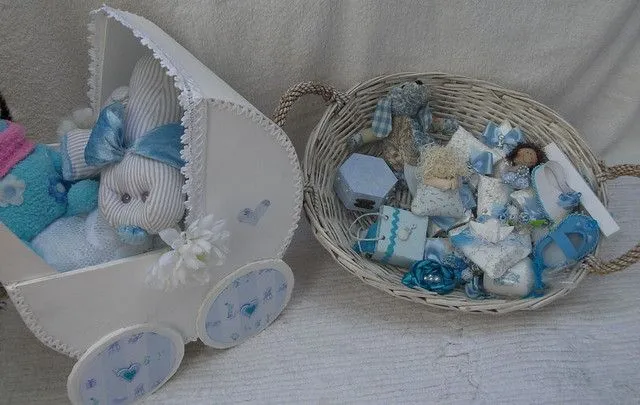 Cestas Decoradas para Lembranças de Casamento Ou baptizado | Flickr ...