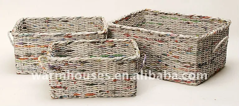 Residuos cesta de papel-Cestas de almacenamiento-Identificación ...