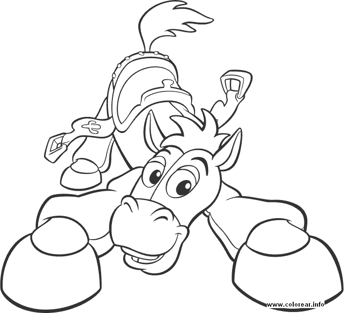 Dibujos animados de caballos para niños - Imagui