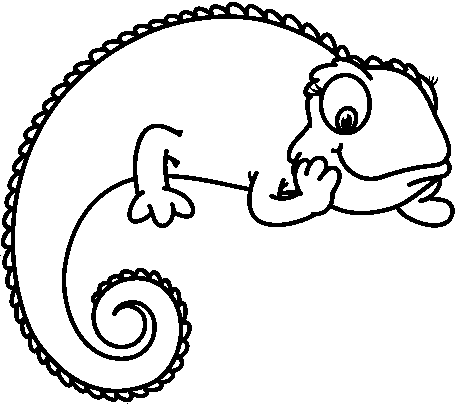La Chachipedia: Dibujos de camaleones para colorear, para imprimir ...