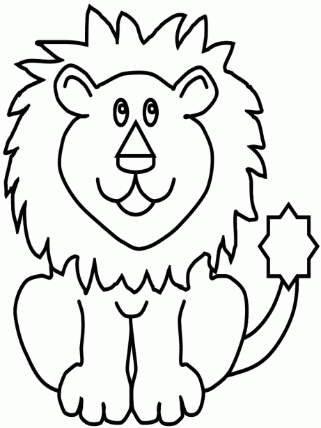 La Chachipedia: Leones para colorear, para imprimir y gifs animados