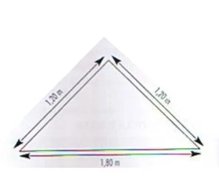 Chal en Bastidor Triangular | Artesanias