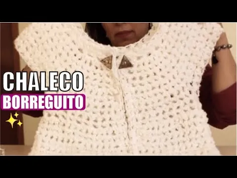 Chaleco Borreguito -Tejido con dedos - Tejiendo con Laura Cepeda ... Chaleco Borreguito -Tejido con dedos - Tejiendo con Laura Cepeda ...