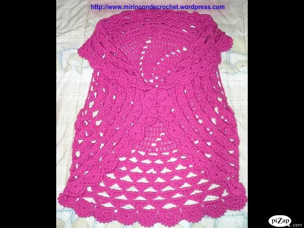 Chaleco circular “Abrazo de rosas” | Mi Rincon de Crochet Chaleco circular “Abrazo de rosas” | Mi Rincon de Crochet