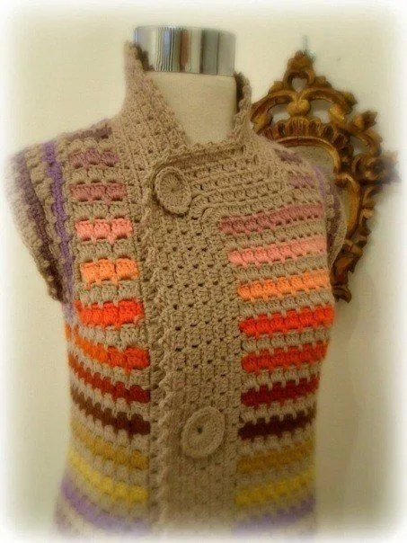 Chaleco de crochet imagui con patron - Imagui Chaleco de crochet imagui con patron - Imagui