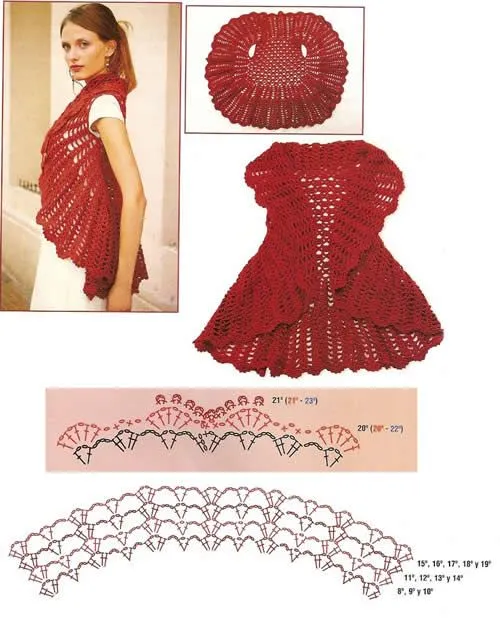 Chaleco crochet patron gratis - Imagui