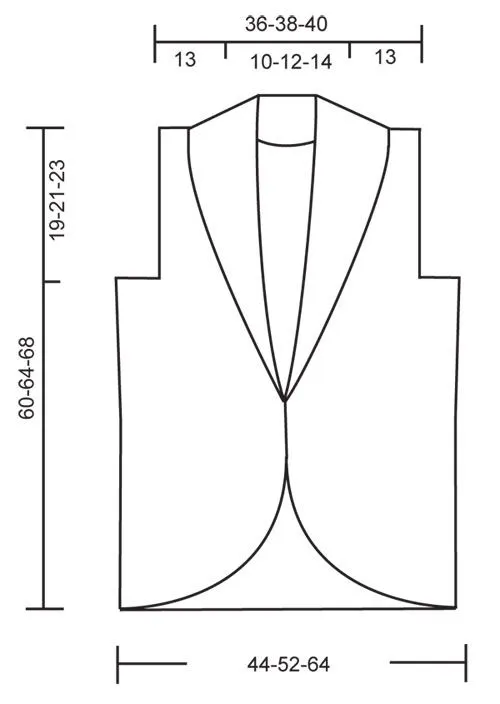 DROPS 121-17 - DROPS waistcoat in garter st with shortened rows in ... DROPS 121-17 - DROPS waistcoat in garter st with shortened rows in ...
