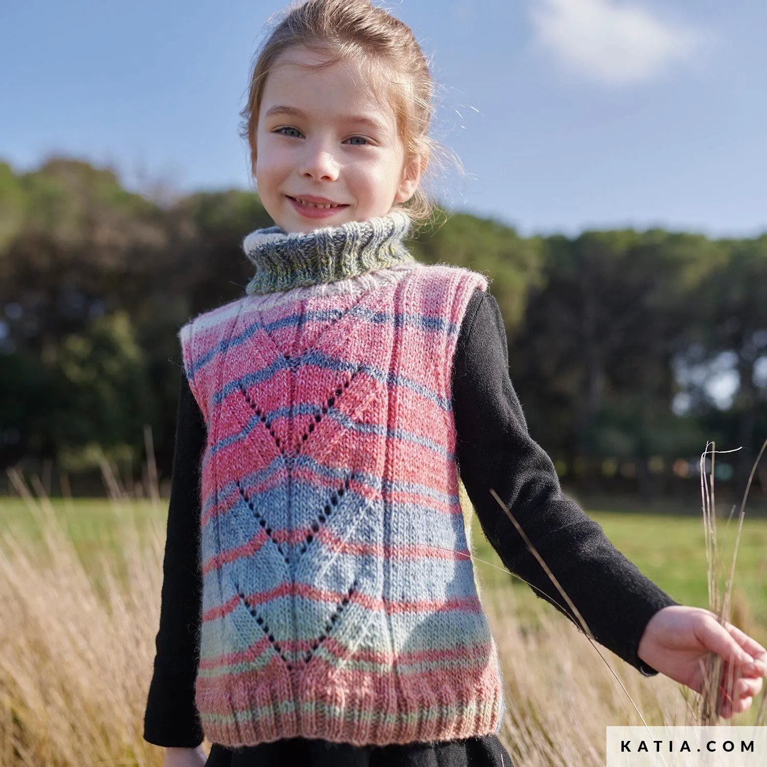 Chaleco - Niños - Otoño / Invierno - patrones | Katia.com Chaleco - Niños - Otoño / Invierno - patrones | Katia.com