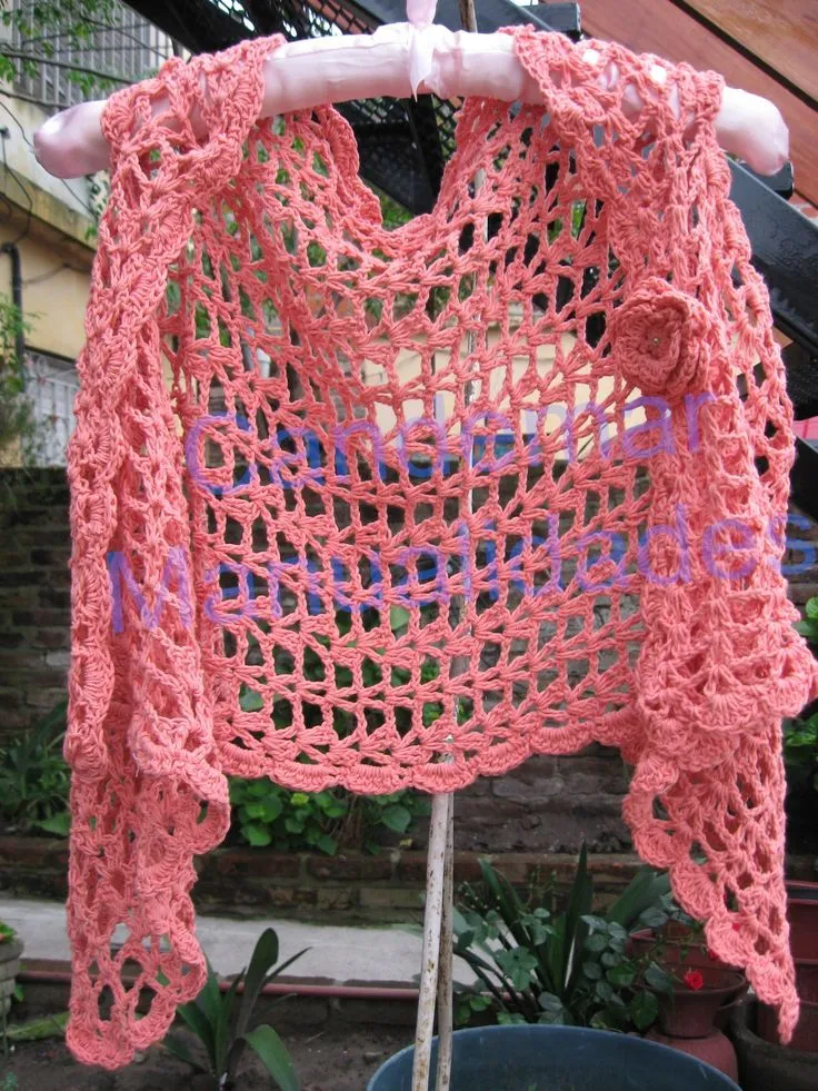 chaleco rectangular en algodon | Crochet | Pinterest chaleco rectangular en algodon | Crochet | Pinterest