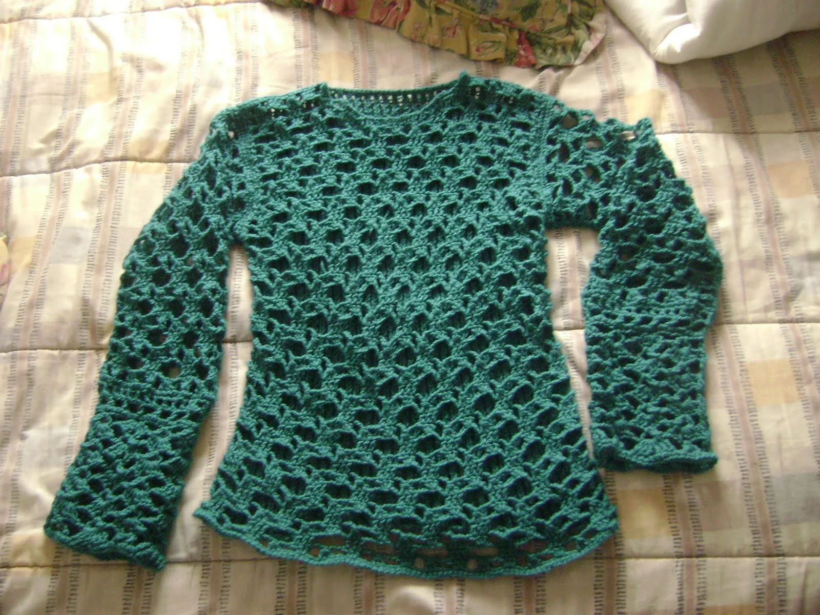 Chaleco tejido con crochet nº4