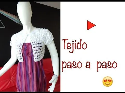CHALECO TORERA PASO A PASO GANCHILLO CROCHET PlayList