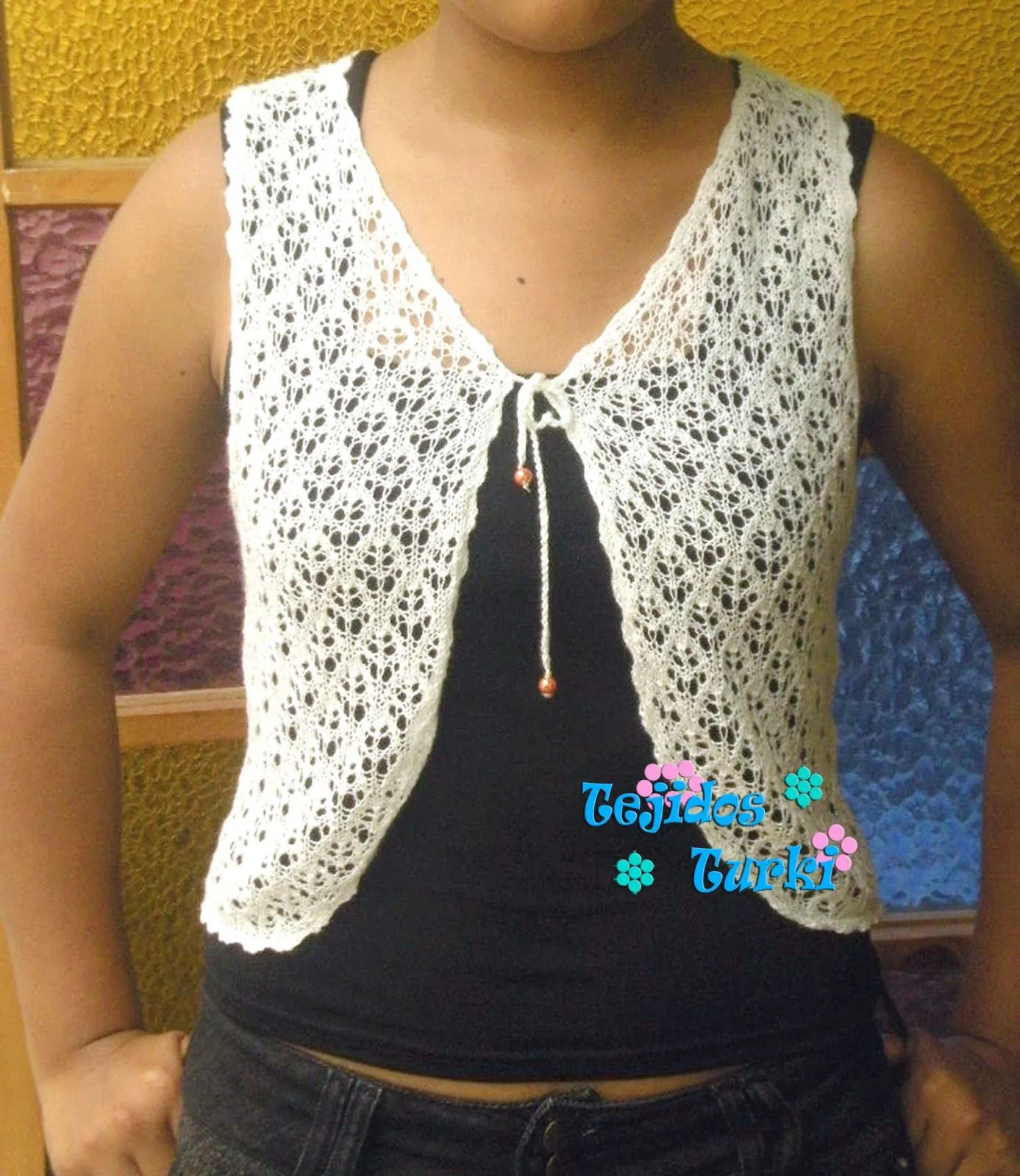 CHALECOS-CALADOS-A-CROCHET-Y-A-MAQUINA - Tejidos Turki CHALECOS-CALADOS-A-CROCHET-Y-A-MAQUINA - Tejidos Turki
