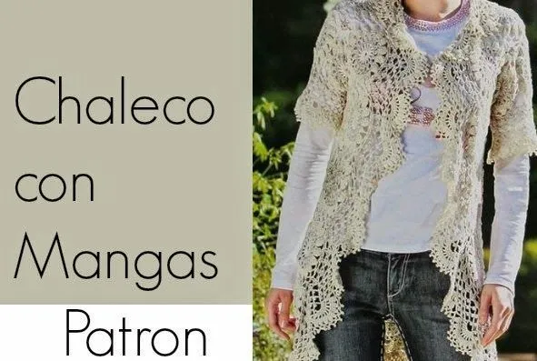 Chalecos a crochet sin manga - Imagui