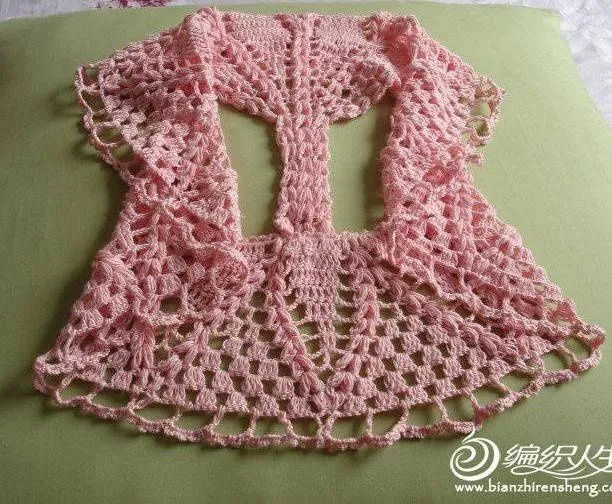 DE MIS MANOS TEJIDOS Y MAS...: Chalecos circular rosa a crochet ... DE MIS MANOS TEJIDOS Y MAS...: Chalecos circular rosa a crochet ...