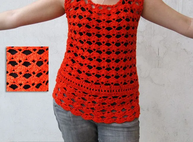 Chalecos a crochet sin manga - Imagui