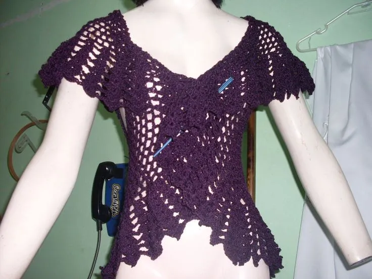 Chalecos redondos tejidos a crochet patrones - Imagui | chalecos ... Chalecos redondos tejidos a crochet patrones - Imagui | chalecos ...