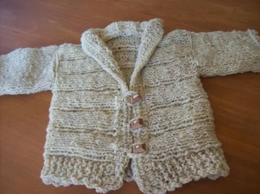 Abrigos tejidos para niños - Imagui | Kids Knit | Pinterest ...